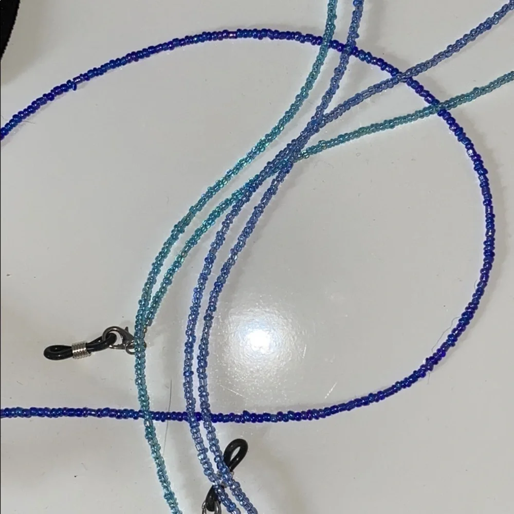 Set of 4 beaded mask chain sunglasses chain holder
